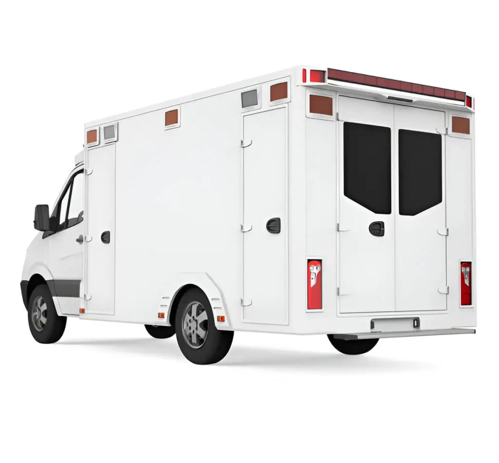 Ambulette service van in NYC