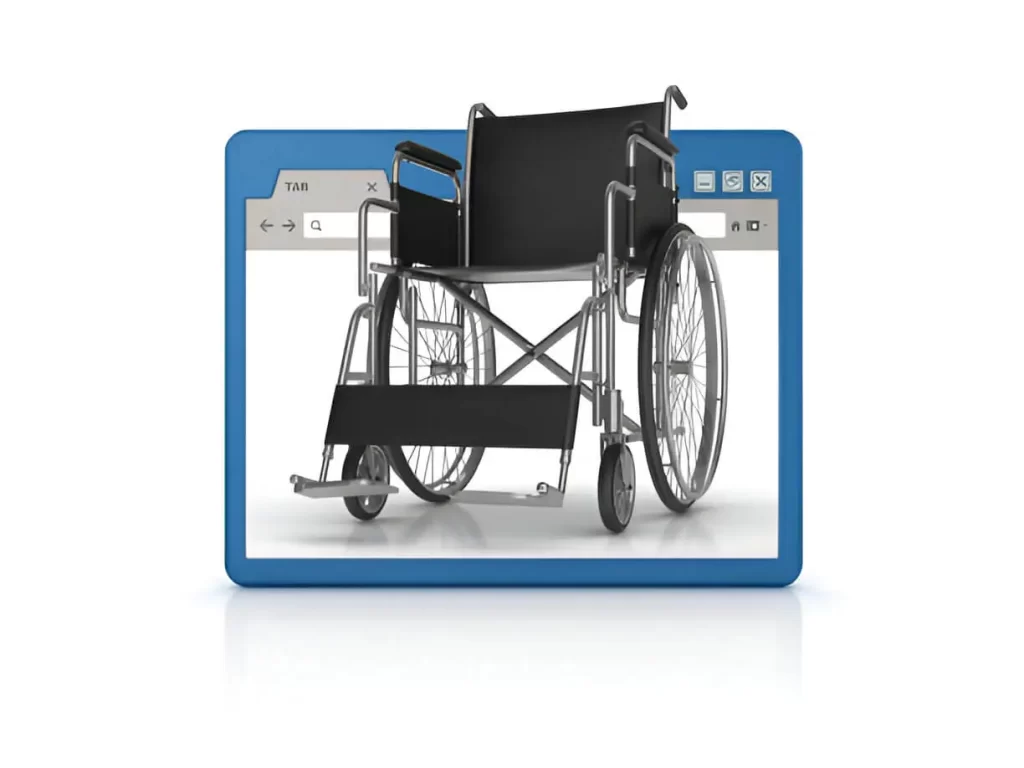 Customer booking JFK wheelchair transportation on mobile