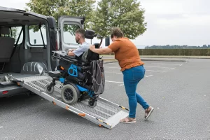 Wheelchair shuttle near me NYC door-to-door service
