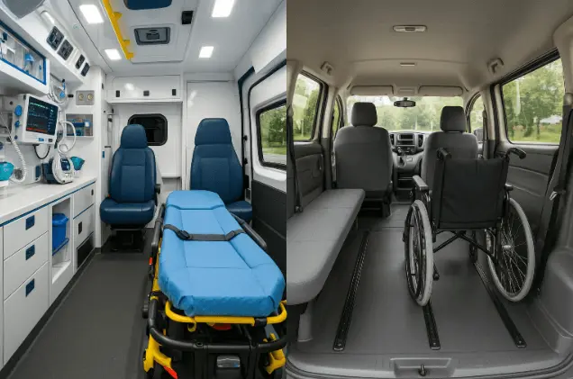 Private ambulance vs wheelchair accessible van in New York