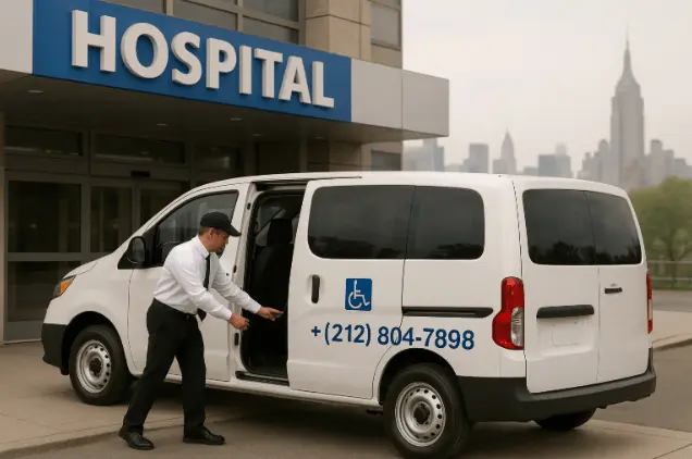 NYC ambulance alternative – wheelchair van with trained driver