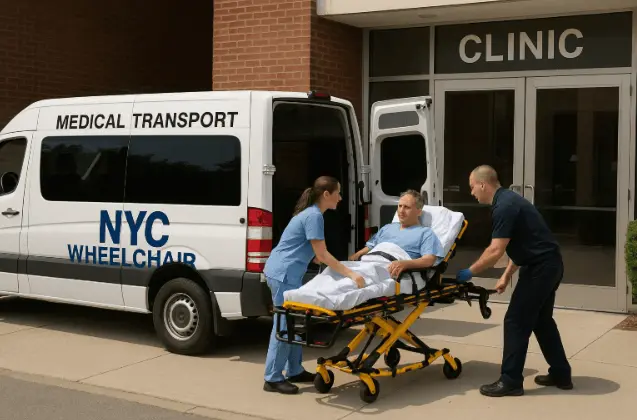 non emergency medical transportation with stretcher support in NYC