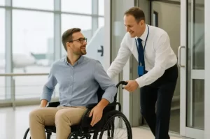 NYC airport wheelchair assistance at JFK, LaGuardia, and Newark airports
