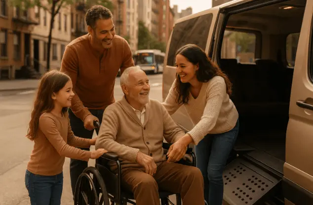 Family-friendly handicap transportation services in New York City for families and seniors