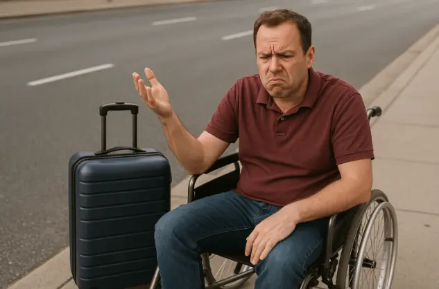 Airport wheelchair rides NYC showing the need for reliable accessible vans.