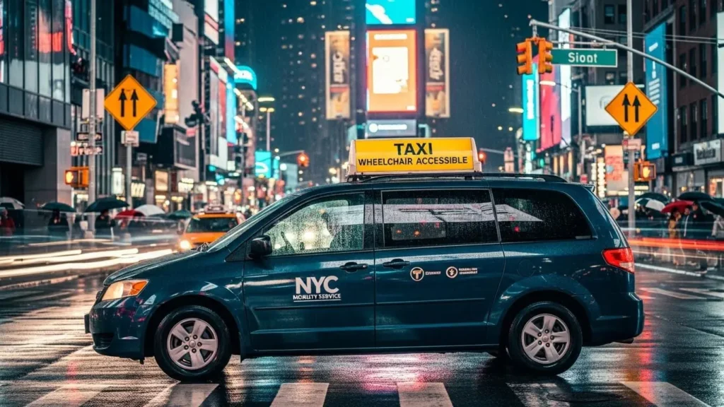 24/7 wheelchair taxi service NYC available day and night.