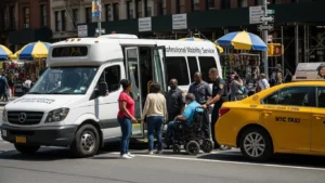 Affordable accessible transport NYC 2026 with wheelchair taxi and van service in New York City.