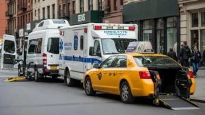 van ambulette and taxi options for disabled transportation in NYC.