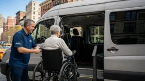 how to book accessible transport NYC with wheelchair and medical vans.