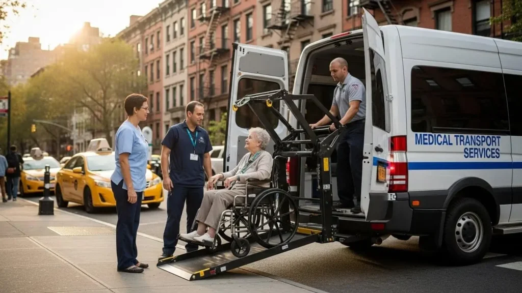schedule medical transport NYC for hospital and clinic visits.