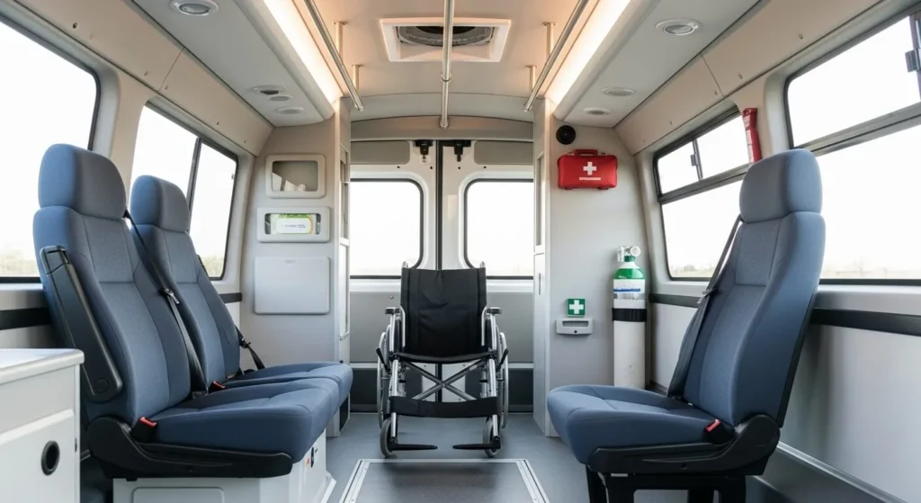 NEMT transportation services helping patients reach medical appointments.