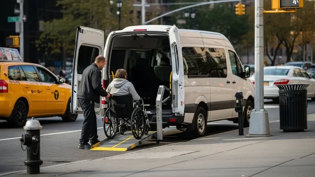 accessible vehicles designed for safe wheelchair boarding.